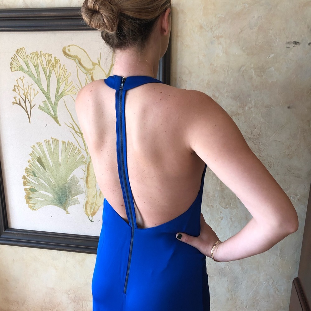 ALICE + OLIVIA Royal Blue Gown NWT
